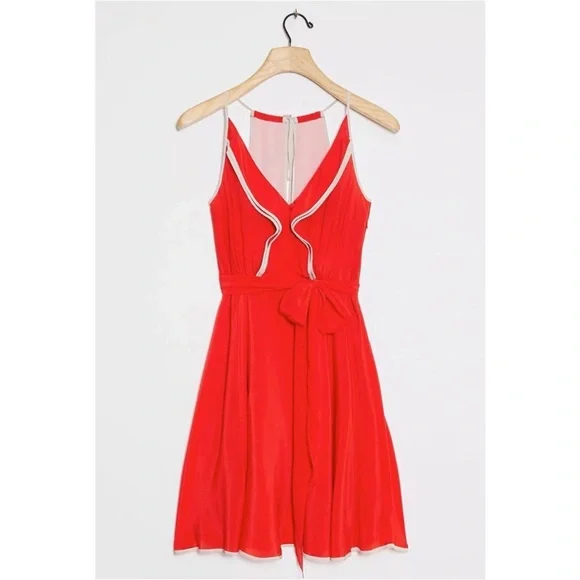 Anthropologie | Dresses | Anthropologie Red Dress | Poshmark